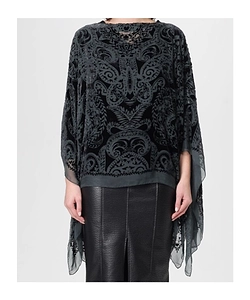 Patterned Silk Blouse