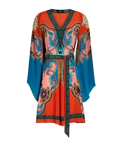 Etro Placed Printed Mini Dress