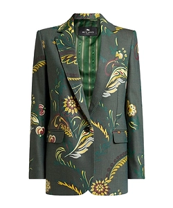 Printed Blazer