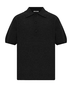 Entire Studios Buttoned Knit Polo Shirt