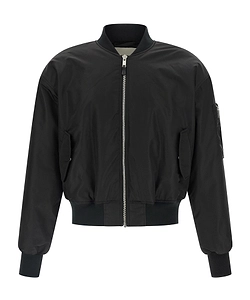 Entire Studios Cropped Broad Bomber Jacket
