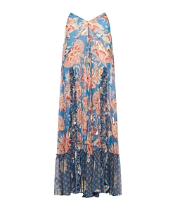 Etro Paisley Ruffled Maxi Skirt
