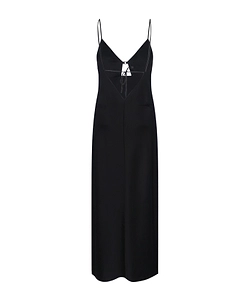Black Slip Maxi Dress