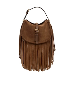Etro Pony Fringed Buckle Fastened Small Shoulder Bag