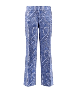 Etro Paisley-Jacquard Pleated Jeans