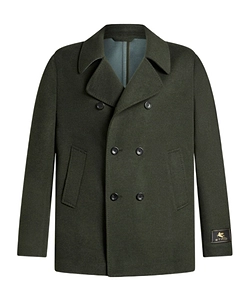 Wool And Cashmere Peacoat