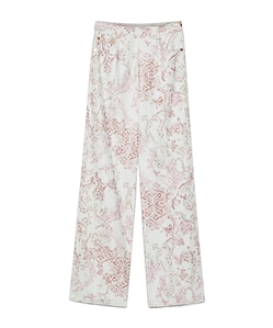 Forte Forte Floral Printed Straight Leg Pants