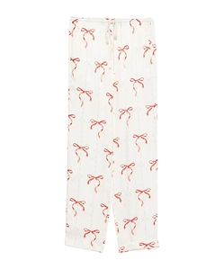 Bow-Patterned Trousers