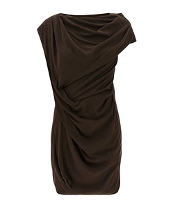Entire Studios Twist Draped Mini Dress