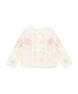 Floral-Embroidered Jacket