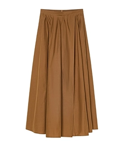 Long Poplin Skirt
