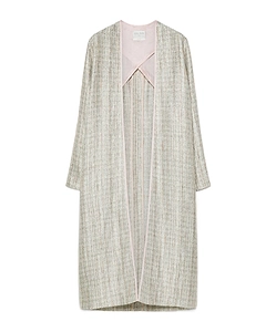 Striped-Pattern Coat