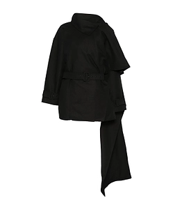 Entire Studios Mini Scarfcoat Belted Jacket