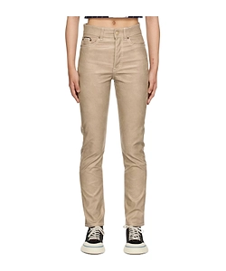 High Waist Denim Trousers