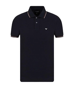 Emporio Armani Logo Detailed Short-Sleeved Polo Shirt