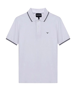 Emporio Armani Logo Detailed Short-Sleeved Polo Shirt