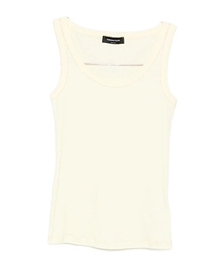 Fabiana Filippi Ribbed Racerback Tank Top
