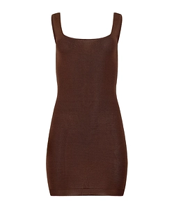 Square-Neck Mini Dress