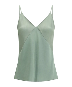 V-Neck Satin Top