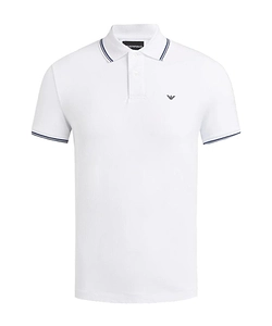 Emporio Armani Logo Printed Short Sleeved Polo Shirt