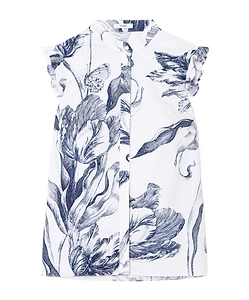 Ruffle Print Shirt