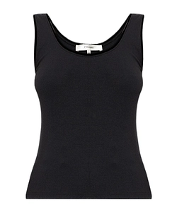 Frame The Velvet Trim Tank Top