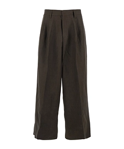 Erl Wide-Leg Linen Pants