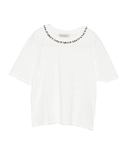 Embellished Crew-Neck T-Shirt