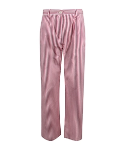 Striped Wide-Leg Trousers