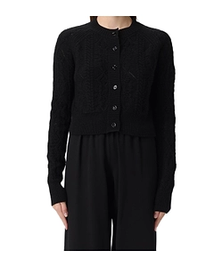Button-Fastening Cardigan