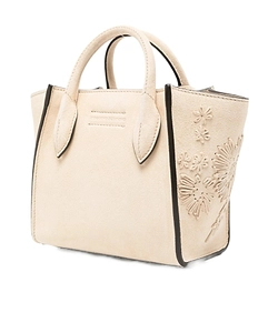 Mini Maggie Floral-Detail Tote Bag