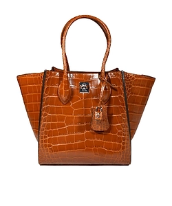 Ermanno Scervino Embossed Top Handle Bag