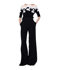 Ermanno Scervino Belted Wide-Leg Pants