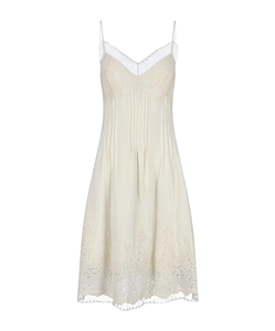 Ermanno Scervino Lace Trim Slip Dress