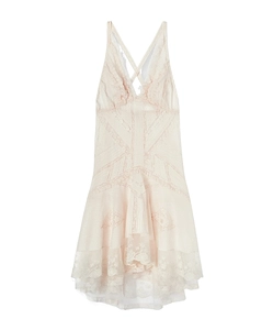 Ermanno Scervino Lace Trim Midi Dress