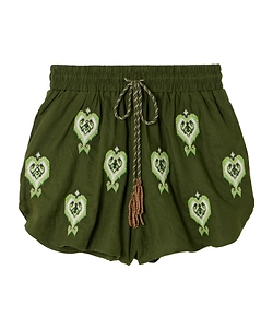 Embroidered Shorts
