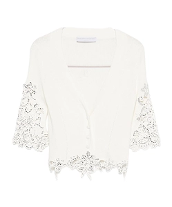 Lace Cotton Cardigan