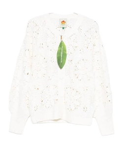 Farm Rio Crochet Floral Cardigan
