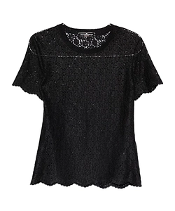 Short-Sleeved Lace T-Shirt