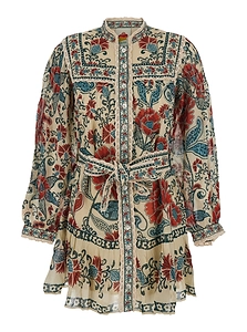 Farm Rio Floral Belted Dress