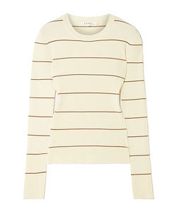 Striped Ribbed T-Shirt