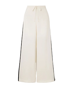 Striped Wide-Leg Casual Pants