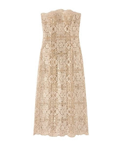 Strapless Midi Dress