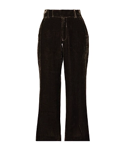 Velvet Flared Track Pants