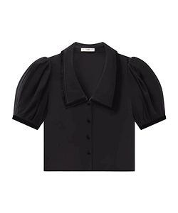 Frame The Velvet Trim Sailor Blouse