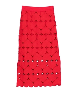 Farm Rio Cutout Midi Skirt