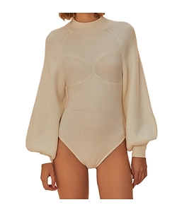 Off-White Knit Bodysuit