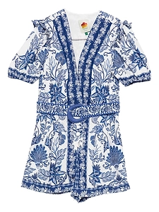 Short-Sleeved Jumpsuit