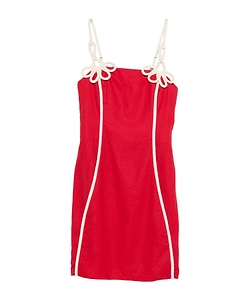 Farm Rio 3D Flower Piped Mini Dress