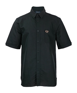 Wheat Ear Pattern Short-Sleeved Shirt